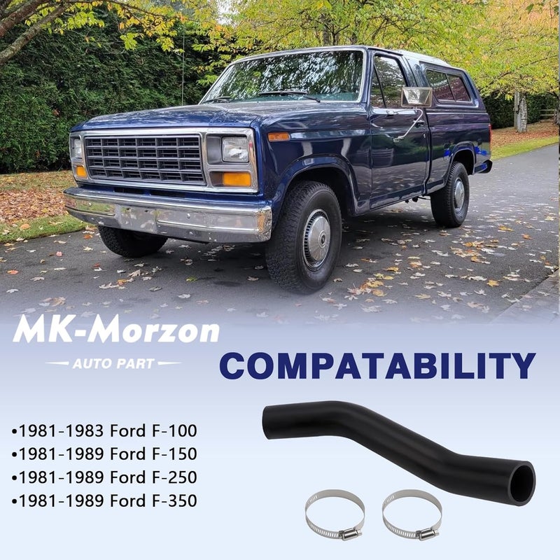 MK-Morzon Fuel Filler Hose Compatible with 1981-1989 Ford F-100 150 250 350 Replaces# FNH122 573-012 E1TZ9047C - Image 3
